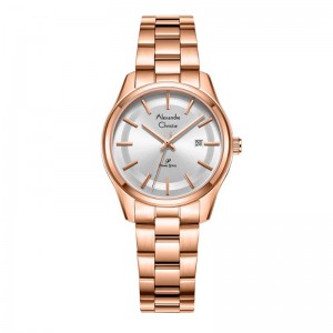 Alexandre Christie AC 1027 Rosegold White Lady LDBRGSL